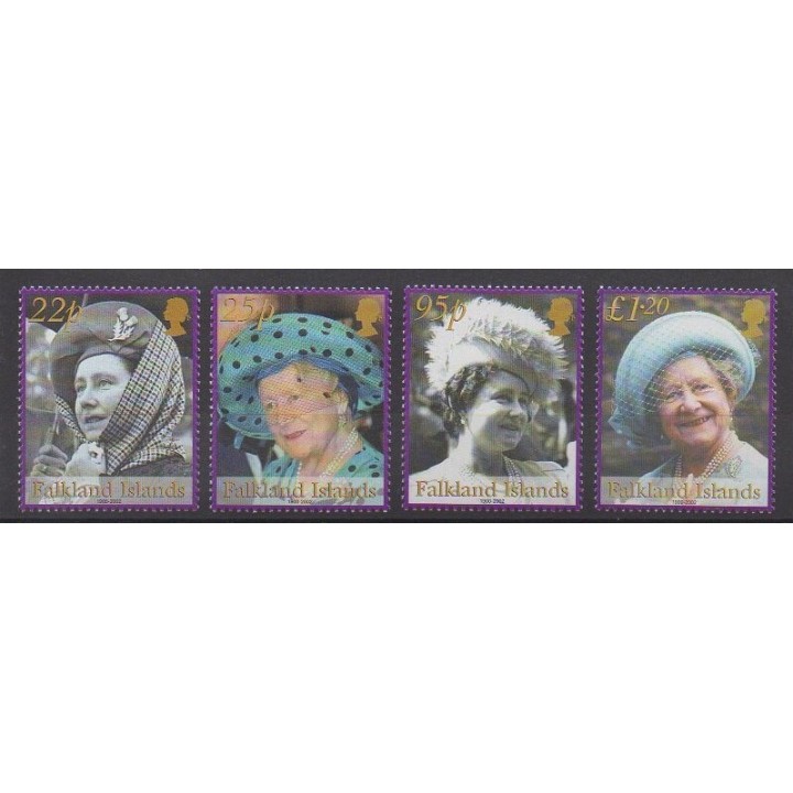 Falkland - 2002 - No 827/830 - Royauté - Principauté