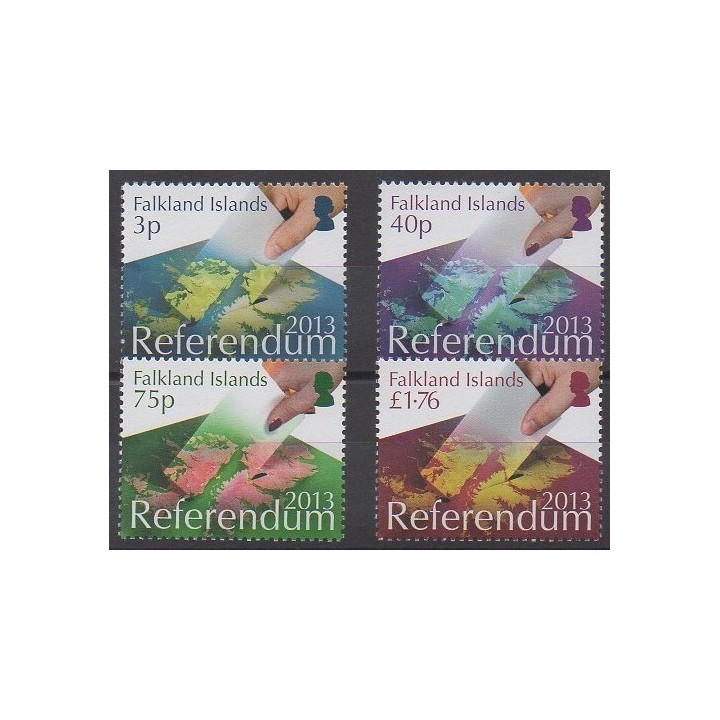 Falkland - 2013 - Nb 1131/1134 - Various Historics Themes