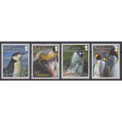 Falkland-Géorgie du Sud et Sandwich du Sud - 2010 - No 499/502 - Oiseaux