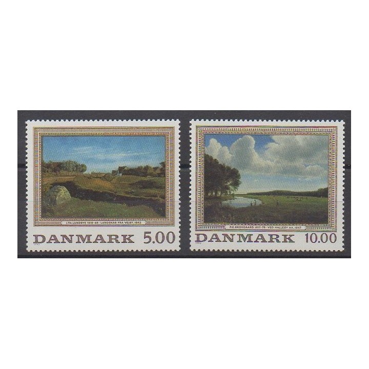 Danemark - 1992 - No 1046/1047 - Peinture