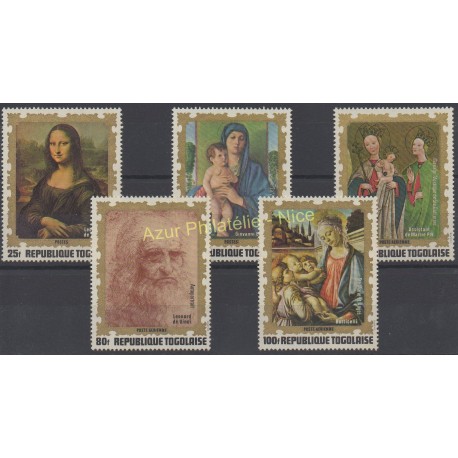 Timbres - Thème tableaux - Togo - 1972 - No 755/756 - PA185/187
