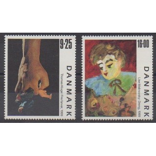 Denmark - 1999 - Nb 1232/1233 - Paintings