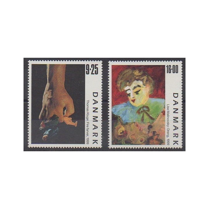 Denmark - 1999 - Nb 1232/1233 - Paintings