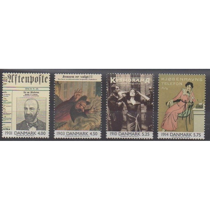 Denmark - 2000 - Nb 1237/1240