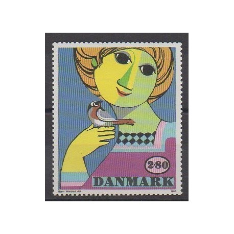 Danemark - 1986 - No 859 - Peinture