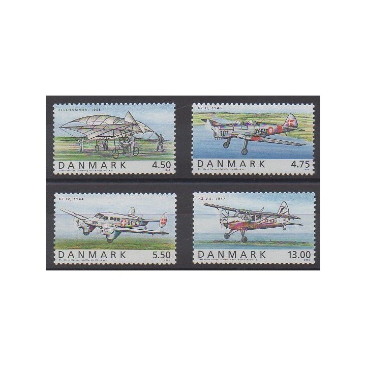 Danemark - 2006 - No 1443/1446 - Aviation