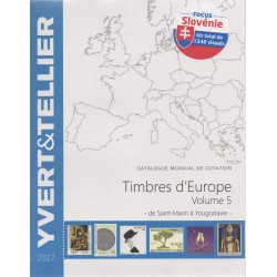 Timbres d'Europe : Volume 5 de Saint-Marin à Yougoslavie (Edition 2016)