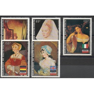 Timbres - Thème Europe - Haute-Volta - 1973- No PA 145 / PA 149