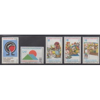 Turkey - 1991 - Nb 2681/2685