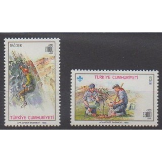 Turkey - 1992 - Nb 2721/2722 - Scouts