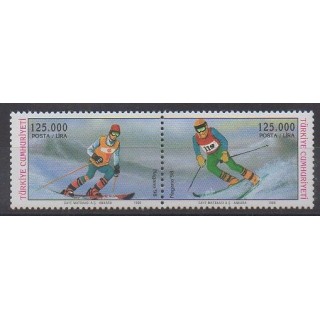 Turquie - 1998 - No 2872/2873 - Jeux olympiques d'hiver