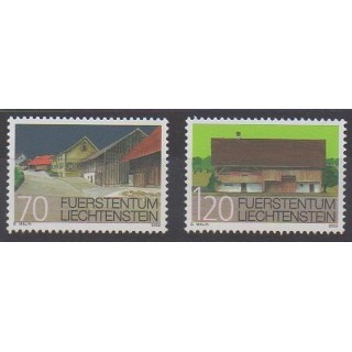 Liechtenstein - 2002 - No 1234/1235 - Architecture