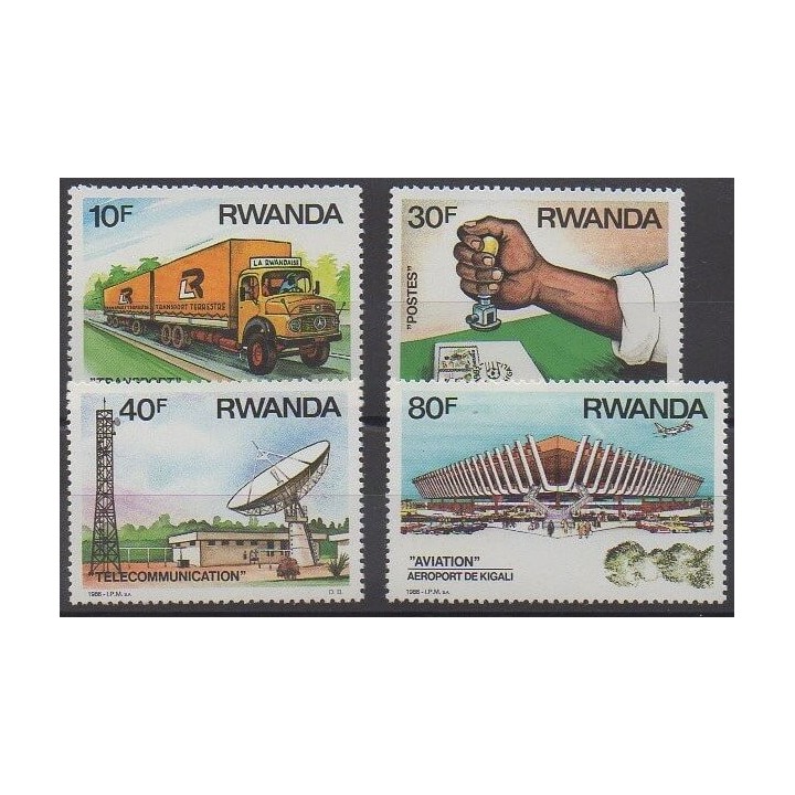 Rwanda - 1986 - Nb 1198/1201