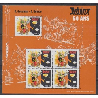 France - Blocks and sheets - 2019 - Nb Bloc "Astérix a 60 ans" - Cartoons - Comics