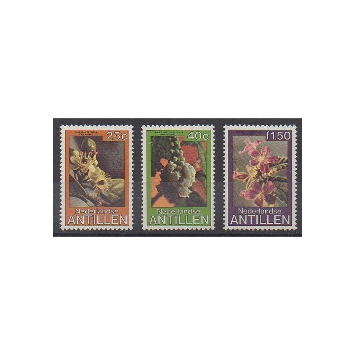 Antilles néerlandaises - 1979 - No 585/587 - Fleurs