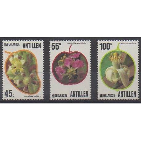 Antilles néerlandaises - 1983 - No 684/686 - Fleurs