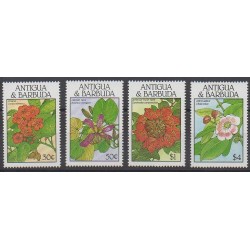 Antigua and Barbuda - 1988 - Nb 1088/1091 - Flowers