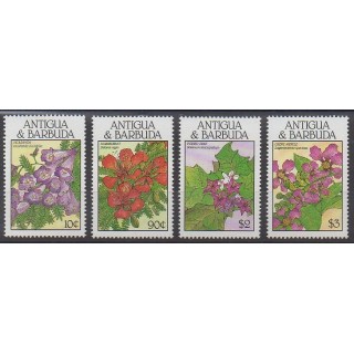 Antigua et Barbuda - 1988 - No 1084/1087 - Fleurs
