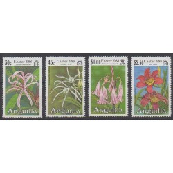Anguilla - 1988 - No 710/713 - Fleurs