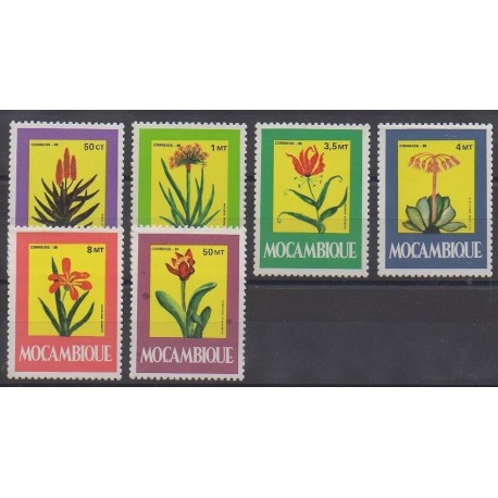 Mozambique - 1985 - Nb 1008/1013 - Flowers