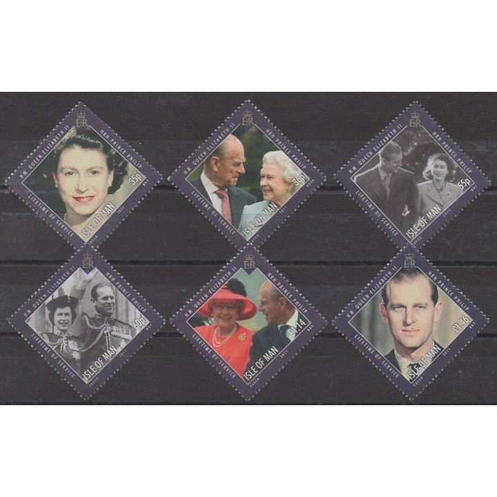 Man (Ile de) - 2011 - No 1681/1686 - Royauté - Principauté