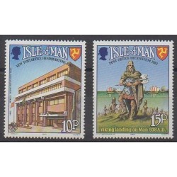 Man (Ile de) - 1983 - No 237/238 - Service postal