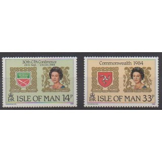 Man (Ile de) - 1984 - No 258/259 - Royauté - Principauté