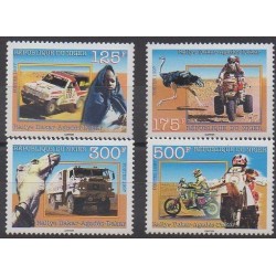 Niger - 1997 - No 922/925 - Voitures - Motos