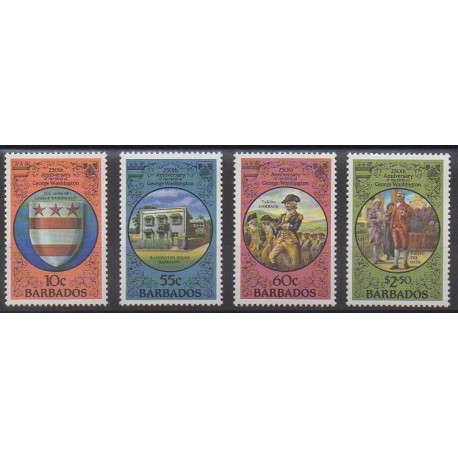 Barbade - 1982 - No 564/567 - Célébrités