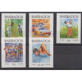 Barbados - 1994 - Nb 873/877 - Tourism