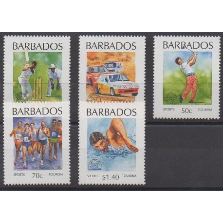 Barbade - 1994 - No 873/877 - Tourisme