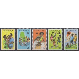Barbade - 1979 - No 495/499 - Enfance
