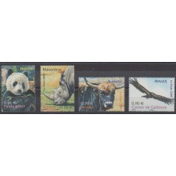 France - Poste - 2009 - No 4372/4375 - Animaux
