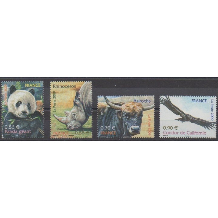 France - Poste - 2009 - Nb 4372/4375 - Animals