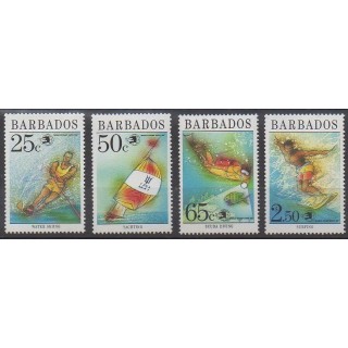 Barbade - 1989 - No 768/771 - Sports divers - Philatélie