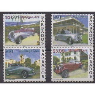Barbade - 2000 - No 1039/1042 - Voitures