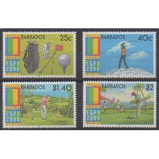 Barbade - 2000 - No 1035/1038 - Sports divers
