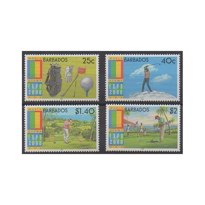 Barbade - 2000 - No 1035/1038 - Sports divers