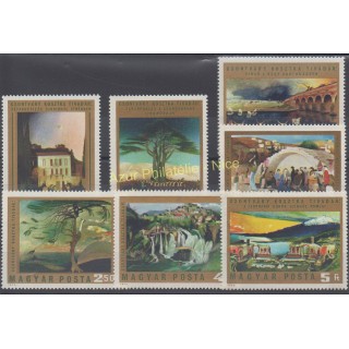 Timbres - Thème tableaux - Hongrie - 1973 - No 2315/2321