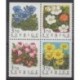 Suède - 1995 - No 1867/1870 - Fleurs
