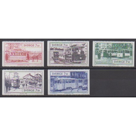 Sweden - 1995 - Nb 1871/1875 - Transport