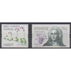 Suède - 2007 - No 2547/2548 - Fleurs