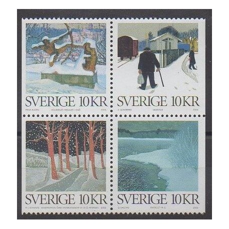 Suède - 2006 - 2538/2541 - Peinture