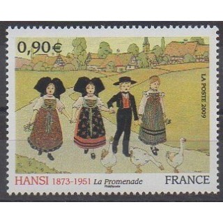 France - Poste - 2009 - 4400 - Peinture