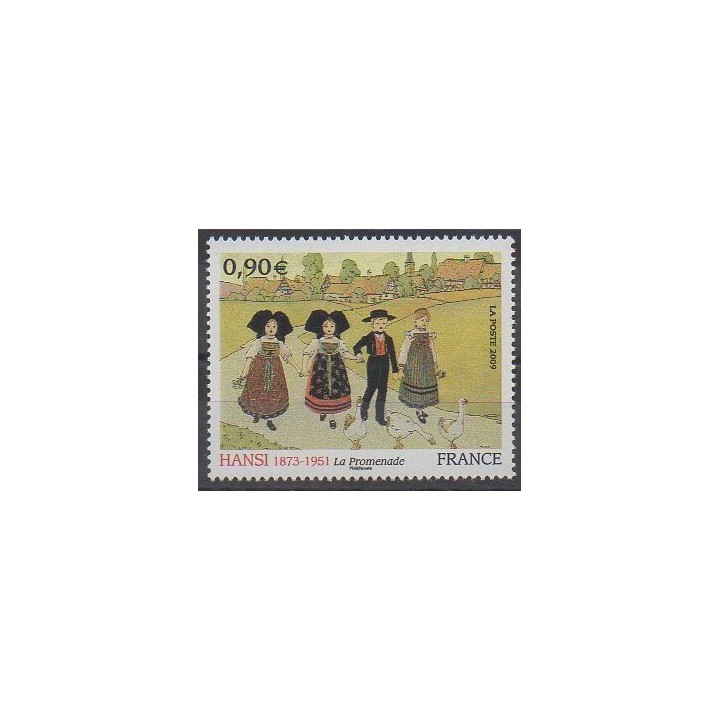 France - Poste - 2009 - 4400 - Peinture