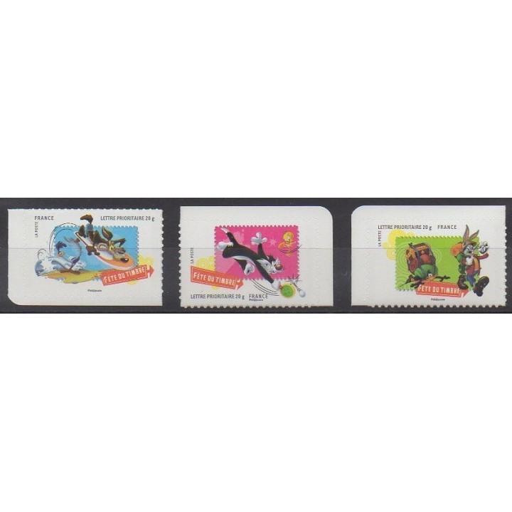 France - Self-adhesive - 2009 - Nb 268/270 - Cartoons - Comics