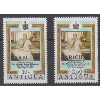 Barbuda - 1980 - No 497/498 - Royauté - Principauté