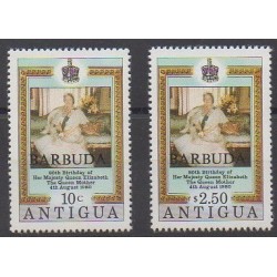 Barbuda - 1980 - No 497/498 - Royauté - Principauté