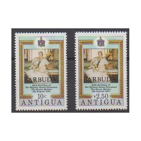 Barbuda - 1980 - Nb 497/498 - Royalty