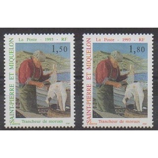 Saint-Pierre et Miquelon - 1993 - No 576/577 - Artisanat ou métiers